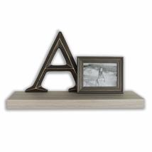 Misc 23.5-inch Driftwood Floating Shelf Grey Transitional Wood - £34.75 GBP