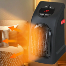 400W Space Heater Electric Fan Heater PTC Smart Portable Thermostat Heating Fan - £16.13 GBP