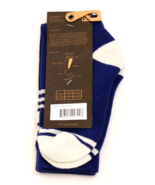 FlyLow Blue &amp; White Striped Frita Foot Sweater Socks 1 Pair Men&#39;s  L/XL ... - £14.58 GBP