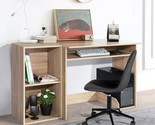 Homy Casa Inc.&#39;S Piece-Top Computer Desk With Shelving And A Workstation... - £80.43 GBP