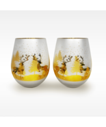 Gold &amp; Silver Deer Stemless Glasses - $58.95 CAD