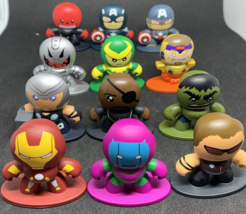 Set of 12 Marvel Avengers Assemble Micro Muggs 2012 Hasbro Heroes Villains - $24.74