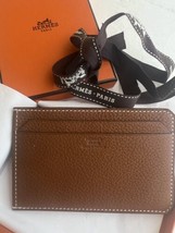 NIB Hermes Barenia Faubourg Card Holder Citizen Twill Case Wallet Purse - £793.11 GBP