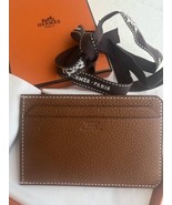 NIB Hermes Barenia Faubourg Card Holder Citizen Twill Case Wallet Purse - $1,361.75 CAD