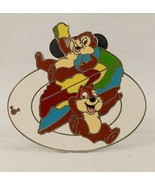 Disney Pin 43372 WDW Cast Lanyard 4 Chip &amp; Dale with Food Tie-Dyed Chees... - £9.09 GBP