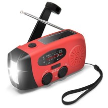 Red Box 2000mAh Emergency Radio, Solar Radio, Multifunctional Hand Radio - £77.97 GBP