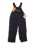 OshKosh B&#39;Gosh Girl Overall Corduroy Bib 24M blk Scottish Terrier Dog Pu... - $443.79 MXN