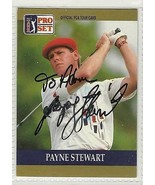 Payne Stewart Autographed Golf Card Signed PGA DEC US Open Winner - £82.71 GBP