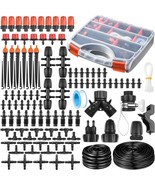280 Pc\. Drip Irrigation Set, 147-Foot Garden Watering System,, And Lawns. - $61.70 CAD