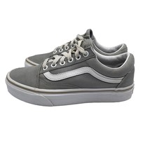 Vans Ward Skate Canvas Shoes Gray Taupe Casual Low Womens Size 5 - £23.89 GBP