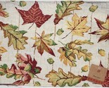 Set of 4 Same Tapestry Placemats, 13&quot;x19&quot;, COLORFUL FALL LEAVES &amp; ACORNS... - $19.79