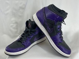 Air Jordan 1 364770 025 Nike Phat Anthracite Black Club Purple Spark Men&#39;s Sz 13 - £74.94 GBP