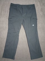 Eddie Bauer First Ascent Hiking Pants Women&#39;s P16 Gray Stretch Nylon Travel - $18.50