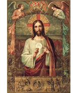 Jesus Holding the Eucharist – 8.5x11&quot; - £9.29 GBP+