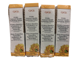 GiGi Petite Natural Muslin Epilating Strips for All Soft Waxes 100 CT Pack of 4 - £7.27 GBP