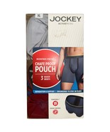 Jockey ActiveMicro Stretch Multicolor Boxer Briefs 3-Pack Chafe Proof Pouch XL - $24.75