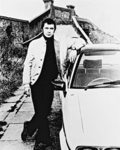 An item in the Entertainment Memorabilia category: Lewis Collins 8x10 HD Aluminum Wall Art With Ford Escort The Professionals