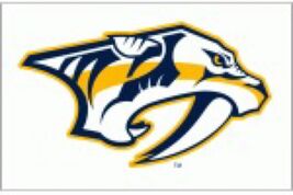 jr Nashville predators  NHL Hockey Logo Poster Art 12x8in Metal Sign Vin... - $24.74