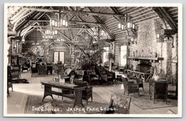 Canada Jasper Park Lodge The Lounge F.H. Slark Real Photo Postcard K22 - £25.88 GBP