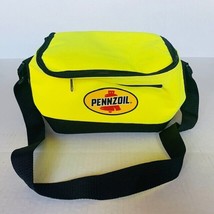 Pennzoil gas oil advertising clutch tote fanny pack travel bag yellow lu... - $29.65