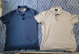 Banana Republic Luxury Touch Polo Lot of 2 Medium standard fit gently used  - £22.70 GBP