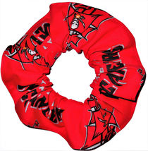 Tampa Bay Buccaneers Red Fabric Hair Scrunchie Scrunchies by Sherry NFL   - $6.99