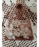 40+ Pieces ~ Genuine Lake Erie Beach Glass ~ Surf Tumbled ~ Frosted (113) - $22.44