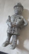 Vintage metal London Bobby 5.5&quot; tall screw back - $18.49