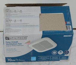 Utilitech 0553457 Easy Install Ventilation Fan Small Medium Bathroom image 1
