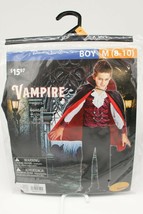 New Halloween Dress Up Outfit - Vampire Dracula Costume Boy Medium (8-10)  - £15.85 GBP