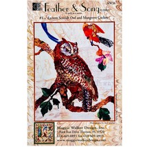 Feather and Song Pattern 1 Eastern Screech Owl and Mangrove Cuckoo Maggi... - $9.99
