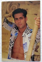 Acteur superstar de Bollywood Salman Khan rare ancienne carte postale... - $15.00