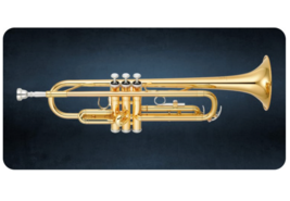 Trumpet Color License Plate - £24.35 GBP