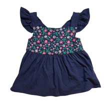 Tucker &amp; Tate Blue Top Floral Embroidery Size 5 New - £13.86 GBP