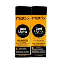 Matrix Curl Lights Ammonia Free Step 1 Lightening Cream 2 oz -2 Pack - £17.01 GBP