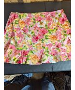 Carolina Blues Plus 24W Cotton Blend Floral Skirt - €17,89 EUR