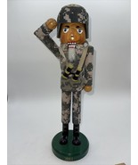 Nutcracker 14” Tall Military Camouflage With Binoculars 2011 - £15.72 GBP