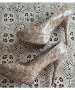 JF Just Fabulous ~ Women's Size 10 ~ Tan w/Lace ~ 5" Hi Heel ~ Platform ... - €34,44 EUR JF Just Fabulous ~ Women's Size 10 ~ Tan w/Lace ~ 5" Hi Heel ~ Platform ... - €34,44 EUR