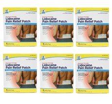 Lidocaine Patch 4% ( 4 x 5.5in ) 5 patches/box ( 6 boxes ) total 30 patc... - $39.00