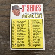 1967 Topps #191 Checklist Willie Mays 3rd Series - MARKED - B - £3.12 GBP