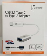 j5 Create USB3.1 Type-C to Type-A Adapter (JUCX05-5A) - £11.40 GBP