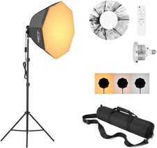 Softbox Photography Lighting Kit,Ambitful 65Cm Softbox Lighting Kit With 2M - £50.20 GBP