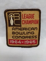1964-1965 ABC League Champion American Bowling Congress Patch 3&quot; - $263.44 MXN