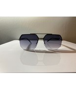 Men&#39;s half rim, aviator sunglasses with purple lenses and black &amp; gold f... - €8,61 EUR