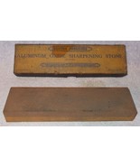 Norton Boxed Aluminum Oxide AIB8 Combination Bench Sharpening Stone 8x2x... - $29.95