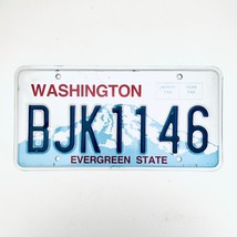 United States Washington Evergreen State Passenger License Plate BJK1146 - £13.13 GBP