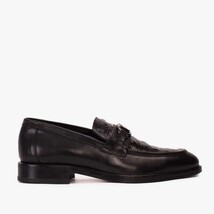 Amsterdam Black Bit Loafer Men Shoe image 7