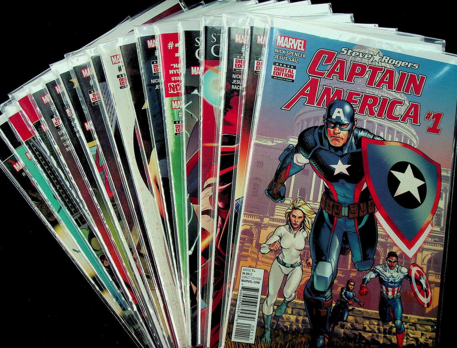 Steve Roger's Captain America #1-19 (May 2016-Jul 2017, Marvel) - 19 comics - NM - $74.62