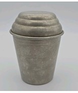Vintage Mirro M-2623 Aluminum 1-Cup Measuring Cup Gravy Drink Shaker Lid - $237.65 MXN