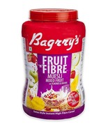 Bagrry&#39;s Fruit N Fibre Muesli, Mixed Fruit, 1 kg (Free shipping worldwide) - £35.69 GBP